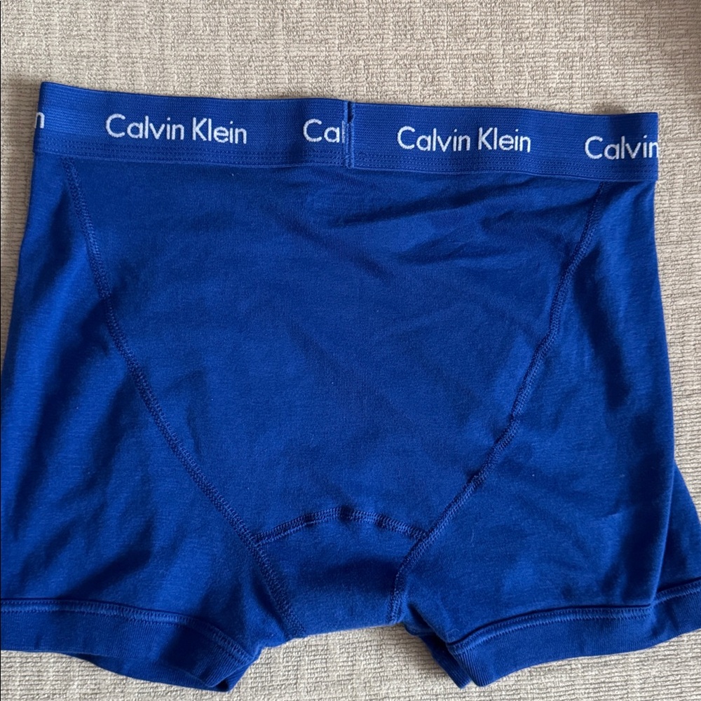 Calvin Klein Men's Royal Blue Boxer Briefs, Medium - Picture 3 of 4